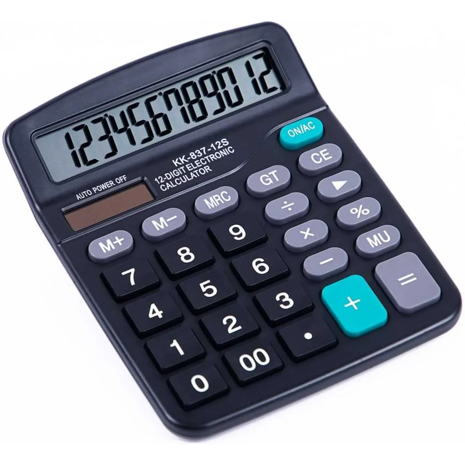 Calculators, KK-837-12S Standard Desktop Calculator, 12 Digit Large LCD Display, Battery and Solar Powered Calculators for Off
Calculators, KK-837-12S Standard Desktop Calculator, 12 Digit Large LCD Display, Battery and Solar Powered Calculators for Off