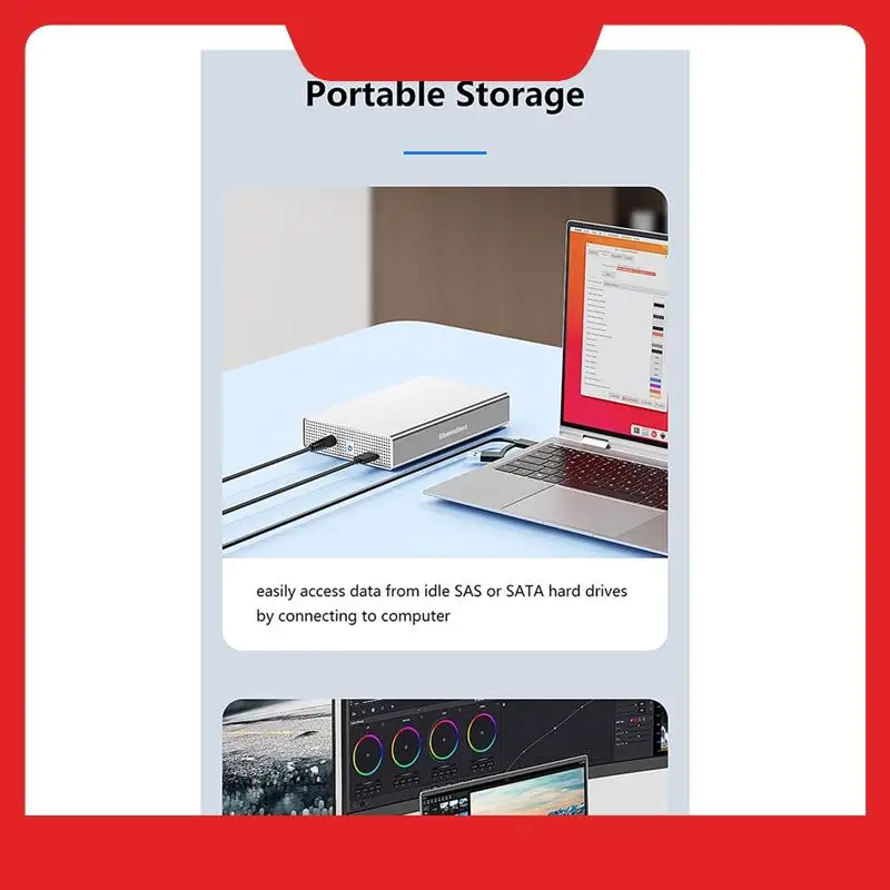 Blueendless USB-C SAS/SATA Hard Drive Enclosure Supports 2.5/3.5 Inch Drives 5Gbps Transfer Speed, External HDD Case US PLUG
Blueendless USB-C SAS/SATA Hard Drive Enclosure Supports 2.5/3.5 Inch Drives 5Gbps Transfer Speed, External HDD Case US PLUG