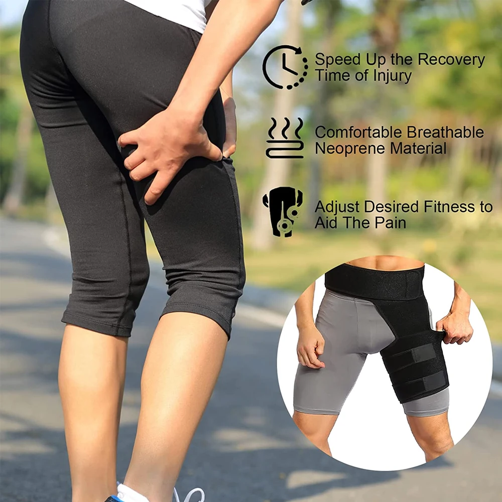 1PCS Adjustable Hip Brace for Sciatica Pain - Groin,Thigh & Hamstring Support - Compression Wrap for Men Women- Muscle Recovery
1PCS Adjustable Hip Brace for Sciatica Pain - Groin,Thigh & Hamstring Support - Compression Wrap for Men Women- Muscle Recovery