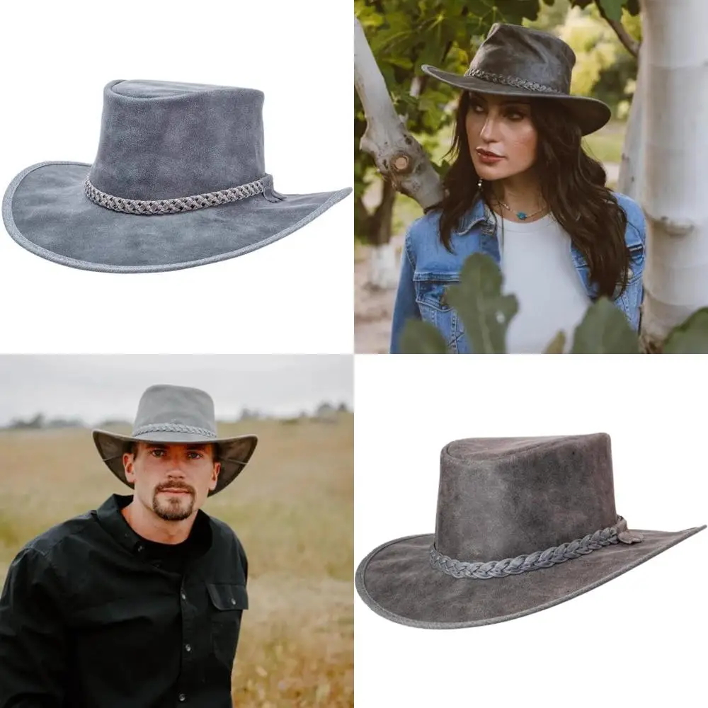 Cowboy Hats - Premium Leather Crushable Outback Style | Handcrafted Durable for Travel and Outdoor Adventures
Cowboy Hats - Premium Leather Crushable Outback Style | Handcrafted Durable for Travel and Outdoor Adventures