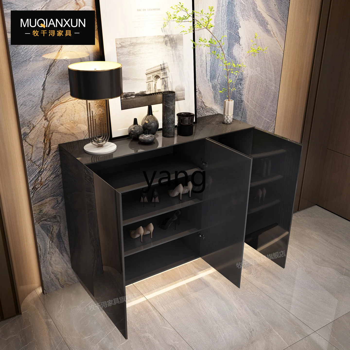 LH Integrated Villa Modern Glass Storage Cabinet with Light at the Entrance Shoe Cabinet
LH Integrated Villa Modern Glass Storage Cabinet with Light at the Entrance Shoe Cabinet