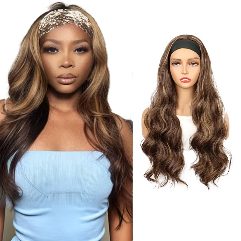 28 inch Long Body Wave Headband Wig Curly Brown Hair Synthetic Wavy Wig For Women Cosplay Daily Party
28 inch Long Body Wave Headband Wig Curly Brown Hair Synthetic Wavy Wig For Women Cosplay Daily Party