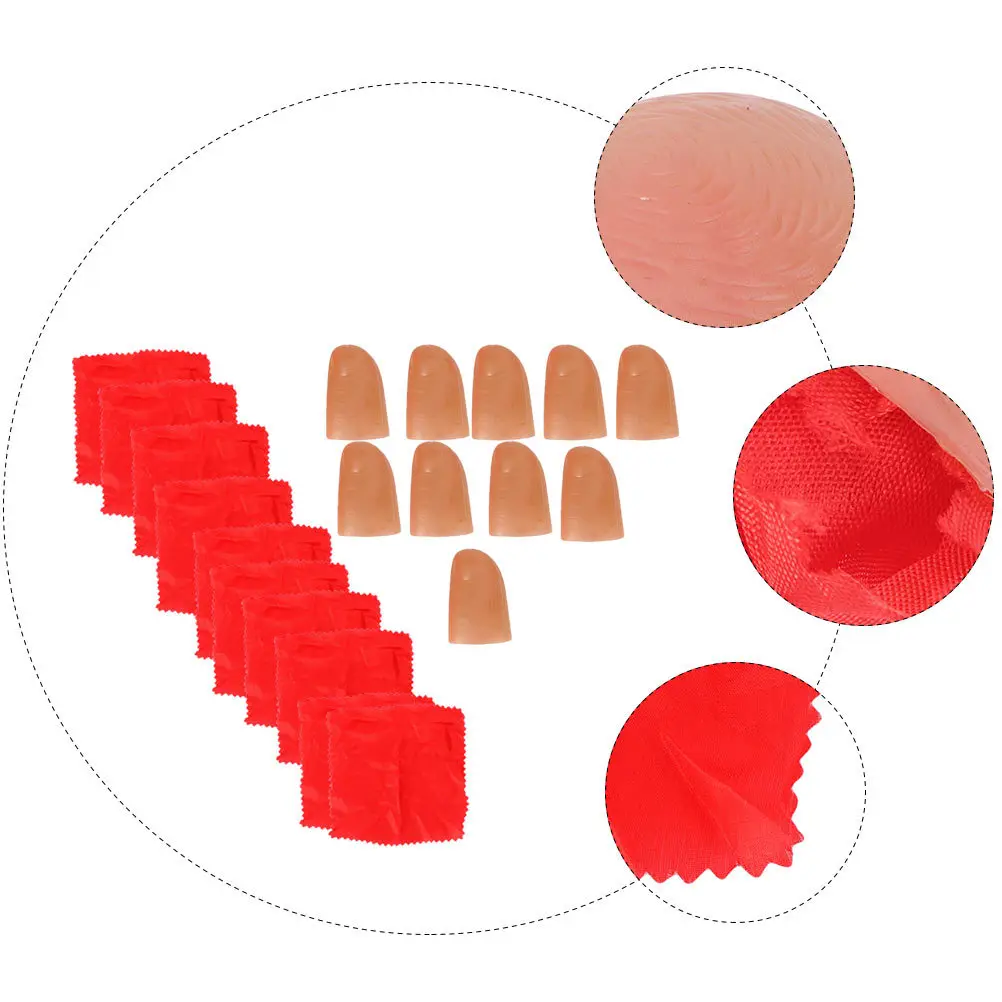 10Sets Silk Vanishing Props Fake Thumb Tips for Stage Show Tricks Magician Party Fake Thumb Tip for
10Sets Silk Vanishing Props Fake Thumb Tips for Stage Show Tricks Magician Party Fake Thumb Tip for