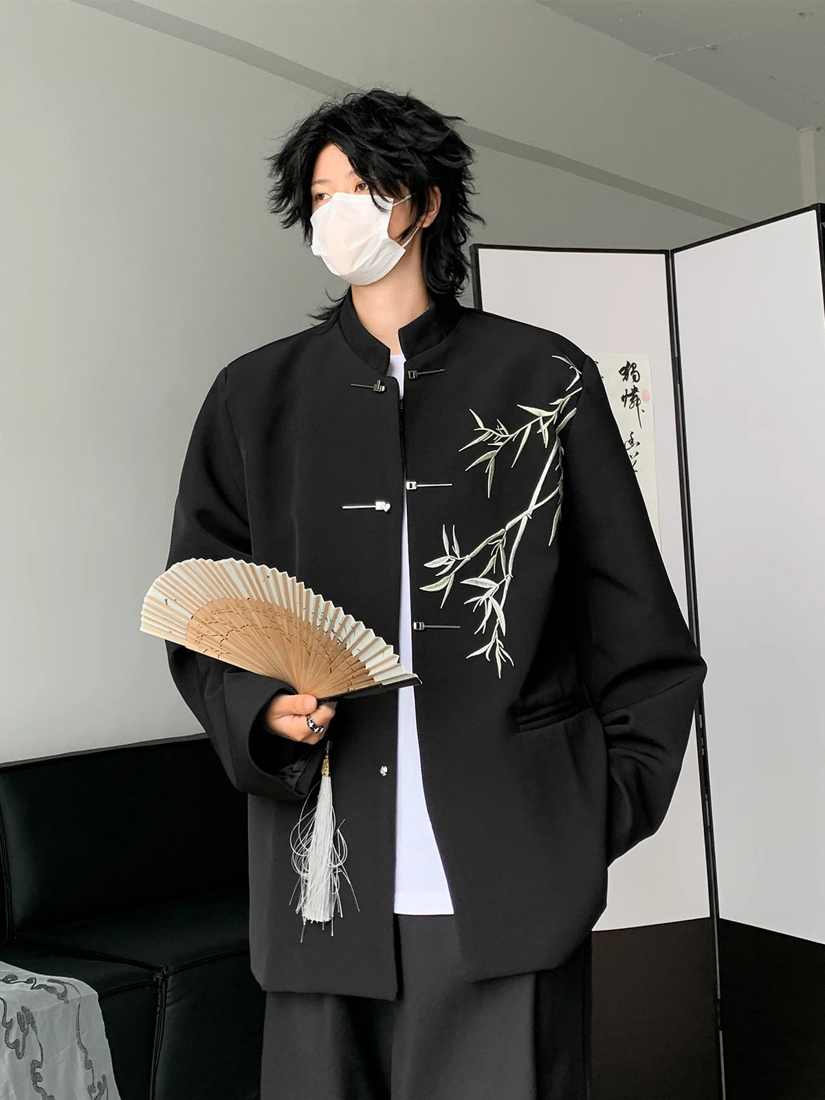 New Chinese Sle Men's Casual Suit Jaet Loose Fit Spring Autumn Trendy Brand Retro High Sensation Cool Haome Tang Costume
New Chinese Sle Men's Casual Suit Jaet Loose Fit Spring Autumn Trendy Brand Retro High Sensation Cool Haome Tang Costume