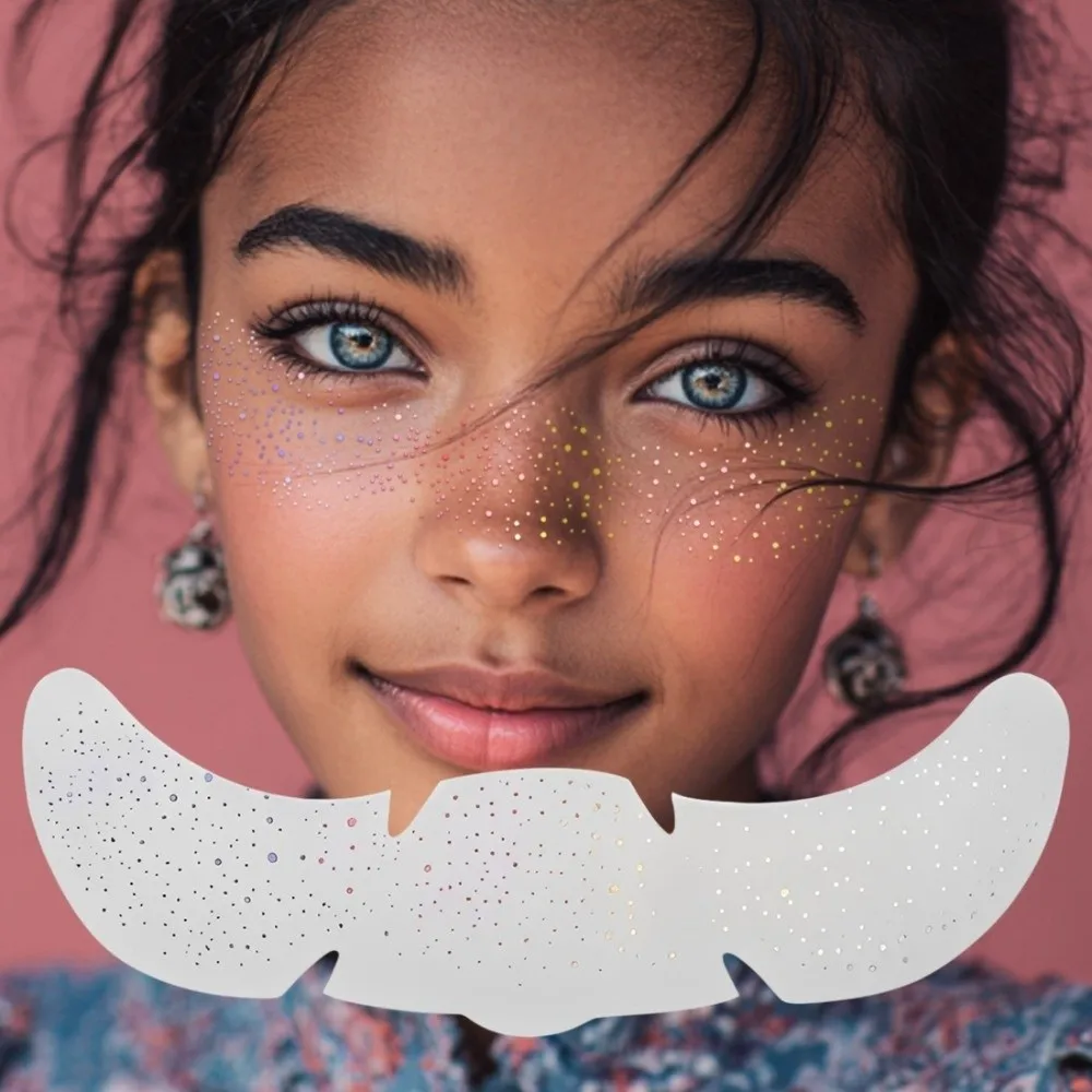 6pcs Sexy Metallic Radiation Fake Freckles Golden Silver Waterproof Temporary Stickers Face Makeup Patches for Women
6pcs Sexy Metallic Radiation Fake Freckles Golden Silver Waterproof Temporary Stickers Face Makeup Patches for Women