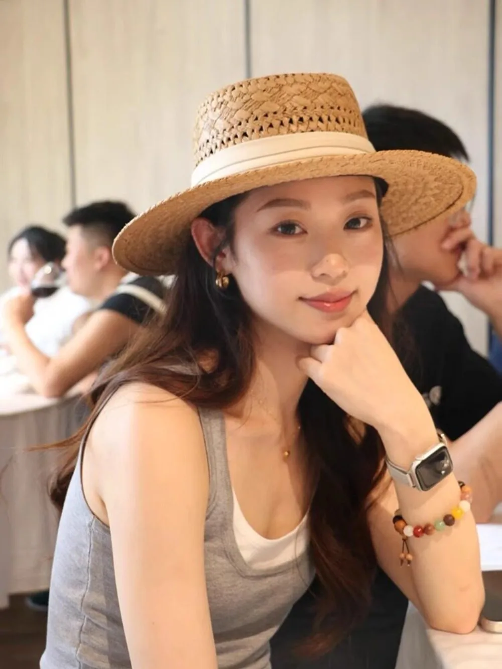 French Old Money Style Hollow Straw Hat, Flat Woven Sun Hat for Summer Outings, Beach Holidays, Sun Protection & Shade
French Old Money Style Hollow Straw Hat, Flat Woven Sun Hat for Summer Outings, Beach Holidays, Sun Protection & Shade