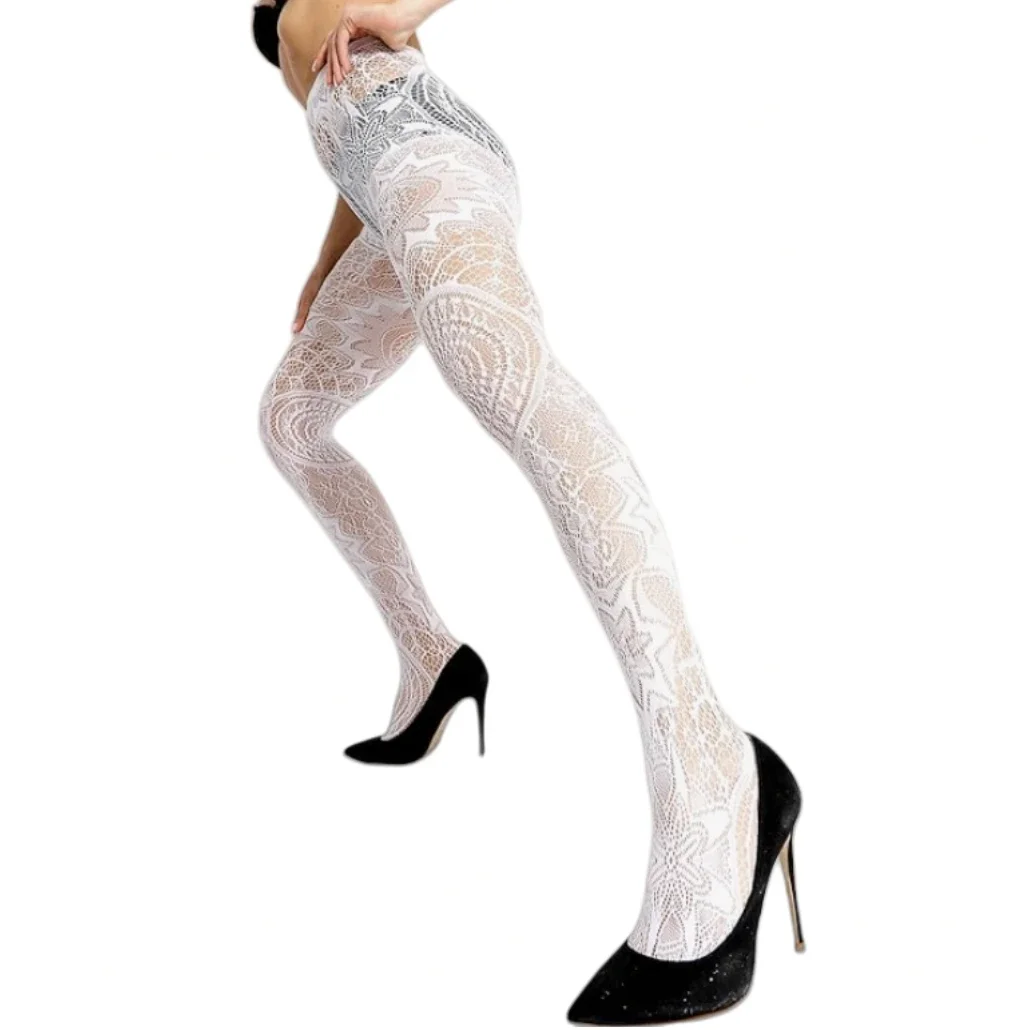 Palace Retro Pantyhose for Women Sexy Lingerie Erotic Jacquard Legging White Fishnet Breathable Socks Women's High Waist Tights
Palace Retro Pantyhose for Women Sexy Lingerie Erotic Jacquard Legging White Fishnet Breathable Socks Women's High Waist Tights