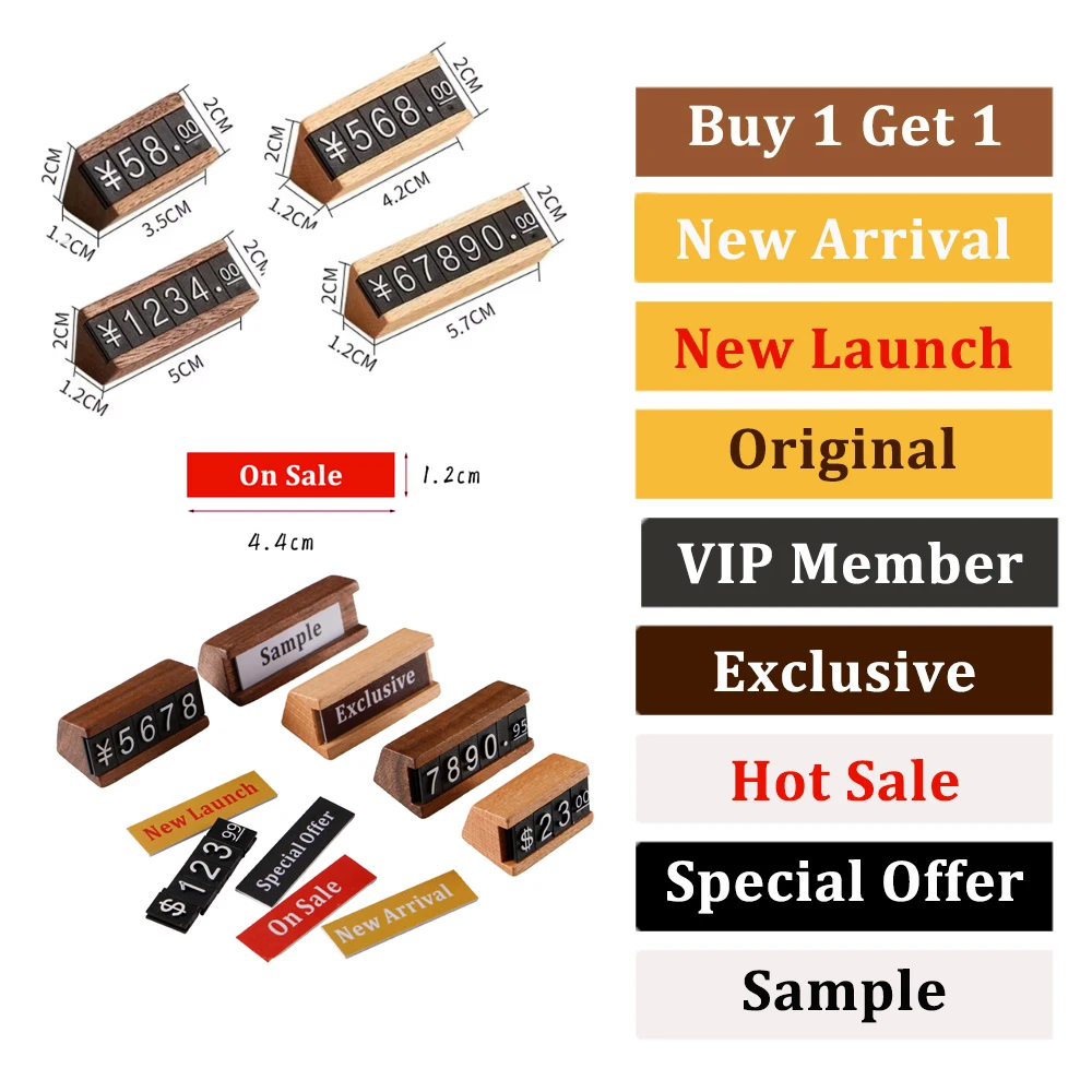 Price Tag Adjustable Counter Stand Label Wooden Sale Price Display Stand
Price Tag Adjustable Counter Stand Label Wooden Sale Price Display Stand