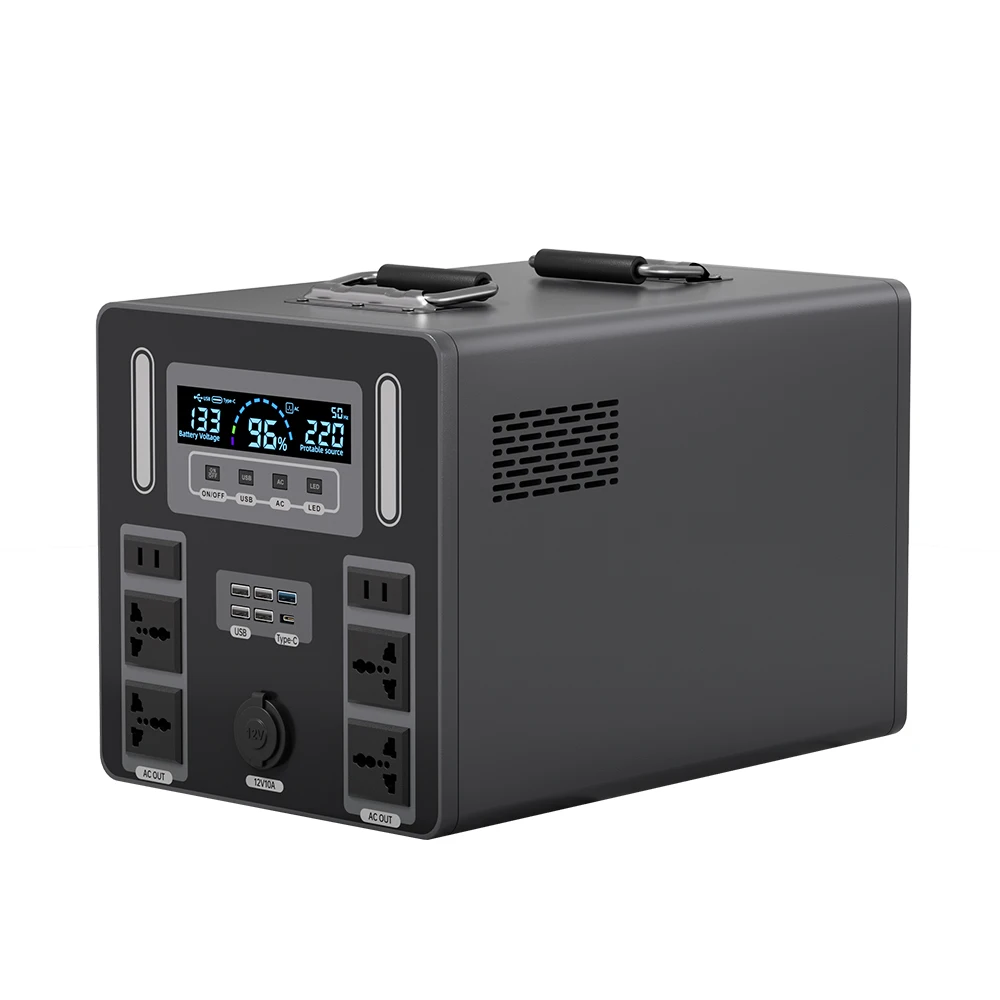 Portable Solar Generator Power Bank LiFePO4 Power Supply 1000W 1500W 2000W 3000W Portable Power Station For Outdoor Activities
Portable Solar Generator Power Bank LiFePO4 Power Supply 1000W 1500W 2000W 3000W Portable Power Station For Outdoor Activities