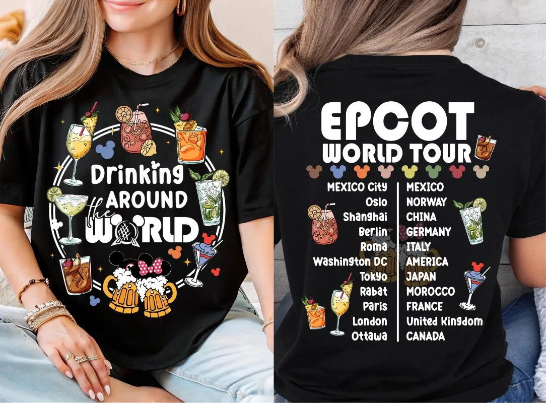 Drinking Around World T-shirt Epcot World Tour Shirt Disney Mickey Epcot Tour Tee Drinking Trip Shirt World Travel Shirt
Drinking Around World T-shirt Epcot World Tour Shirt Disney Mickey Epcot Tour Tee Drinking Trip Shirt World Travel Shirt