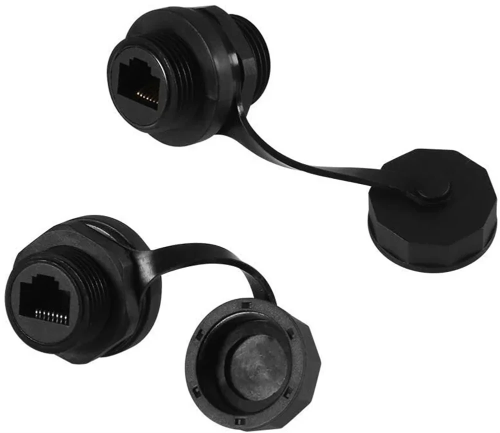 1PC CAT 6 RJ45 Industrial Shielded Panel Mount Bulkhead Feed Thru Coupler with IP67 Waterproof Cap Ethernet LAN Cable Connector
1PC CAT 6 RJ45 Industrial Shielded Panel Mount Bulkhead Feed Thru Coupler with IP67 Waterproof Cap Ethernet LAN Cable Connector