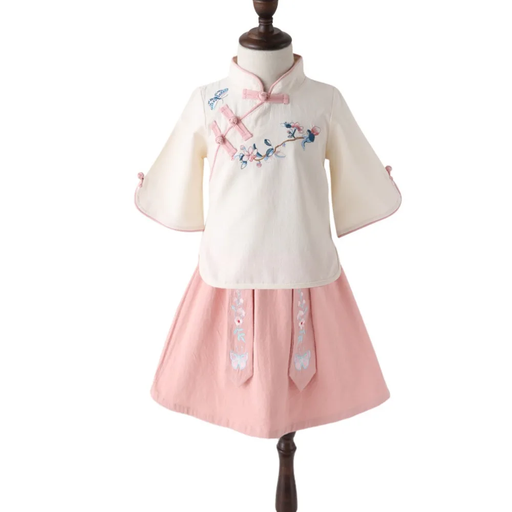 Kids Clothes Vintage Chinese Hanfu Kung Fu Stage Dance Wear Children's Clothing Ethnic Style Cosplay Costumes Children's Sets
Kids Clothes Vintage Chinese Hanfu Kung Fu Stage Dance Wear Children's Clothing Ethnic Style Cosplay Costumes Children's Sets