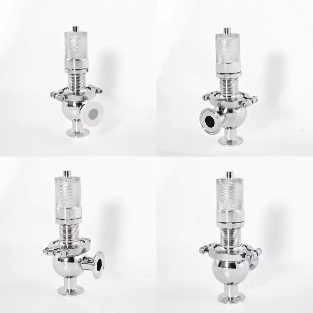 Food-grade and Sanitary SS316L Pressure Relief Valve - Manual Pneumatic-powered Safety Relief Valve
Food-grade and Sanitary SS316L Pressure Relief Valve - Manual Pneumatic-powered Safety Relief Valve