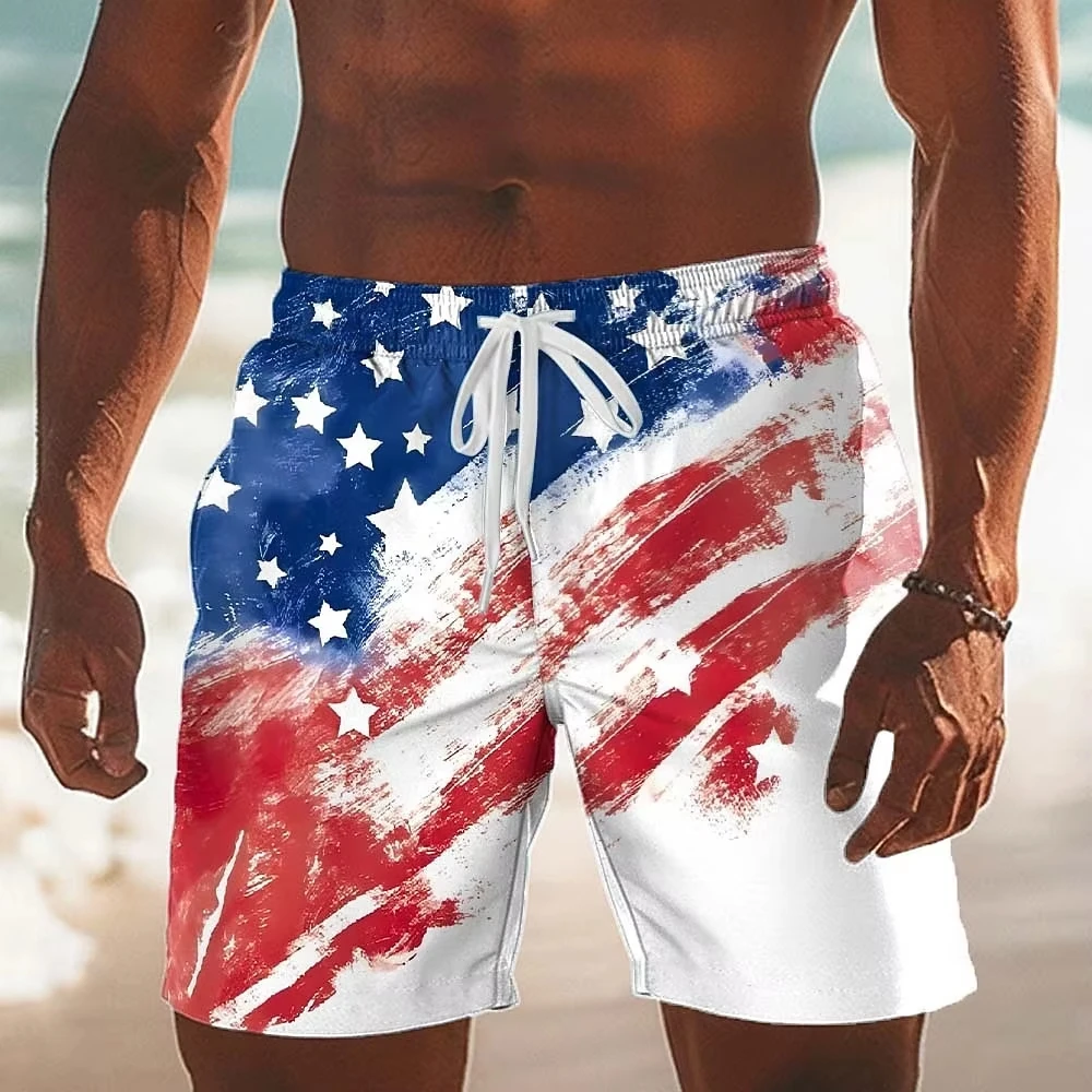Men's American Flag 250th Anniversary Beach shorts Board Shorts Hawaiian Holiday 3d Print Drawstring Waist Men Clothing Top
Men's American Flag 250th Anniversary Beach shorts Board Shorts Hawaiian Holiday 3d Print Drawstring Waist Men Clothing Top