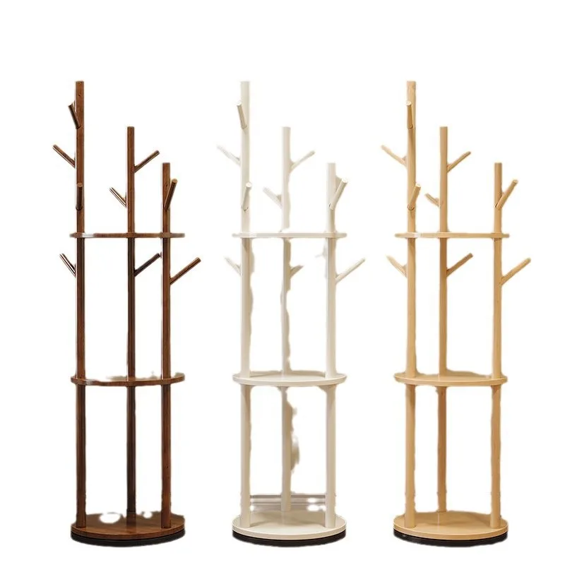 Solid wood rotating coat floor hanger bedroom household vertical clothes living room clothes rack
Solid wood rotating coat floor hanger bedroom household vertical clothes living room clothes rack