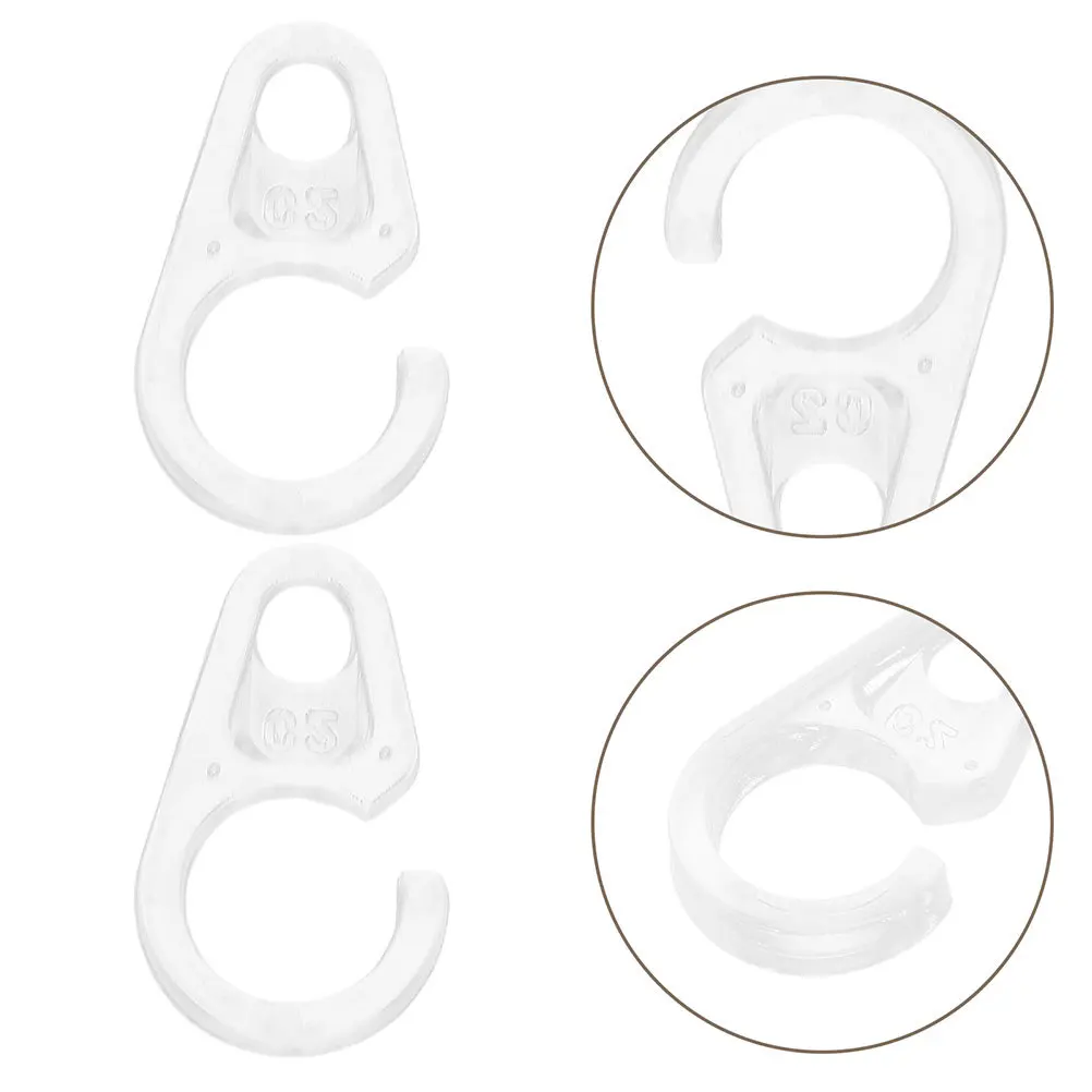 100Pcs Curtain Hooks for Wooden Iron Rings Seamless Connection Elegant Design Smooth Sliding Plastic Window Drapery
100Pcs Curtain Hooks for Wooden Iron Rings Seamless Connection Elegant Design Smooth Sliding Plastic Window Drapery