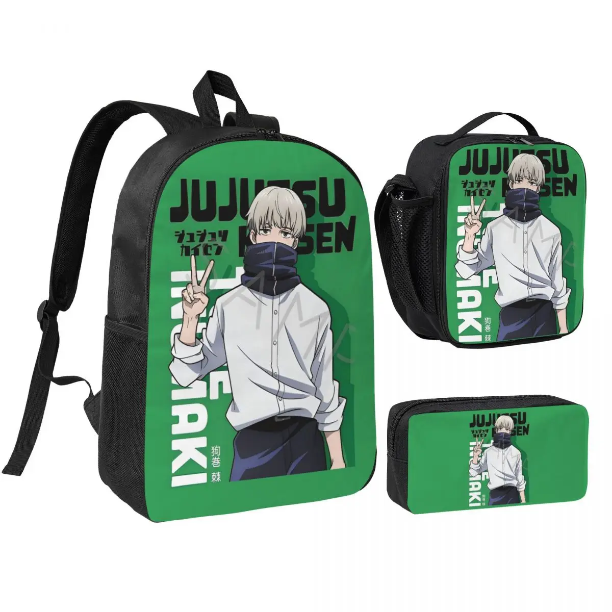 Jujutsu Kaisen Toge Inumaki Backpack Boys Girls BookBag School Bag Shoulder Bags 3ps Insulated Lunch Bag Pencil Case
Jujutsu Kaisen Toge Inumaki Backpack Boys Girls BookBag School Bag Shoulder Bags 3ps Insulated Lunch Bag Pencil Case