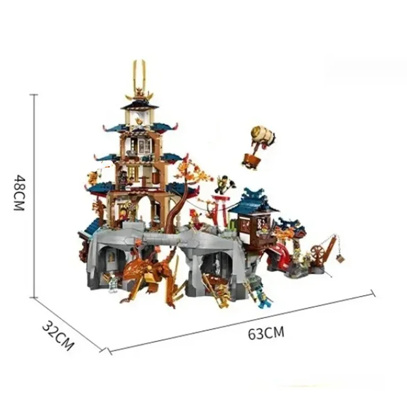 Moc 71814 Phantom Ninja Series Arena Temple для мальчиков и девочек, сборка игрушечного блока, подарочная модель, подарок на день защиты детей
Moc 71814 Phantom Ninja Series Arena Temple для мальчиков и девочек, сборка игрушечного блока, подарочная модель, подарок на день защиты детей