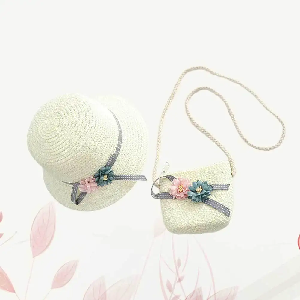 1Set White Straw Hat for Girls Large Floppy Brim Kids Beach Crossbody Bag Summer Gift Set Kids Straw Hat Beach Set for Girls
1Set White Straw Hat for Girls Large Floppy Brim Kids Beach Crossbody Bag Summer Gift Set Kids Straw Hat Beach Set for Girls