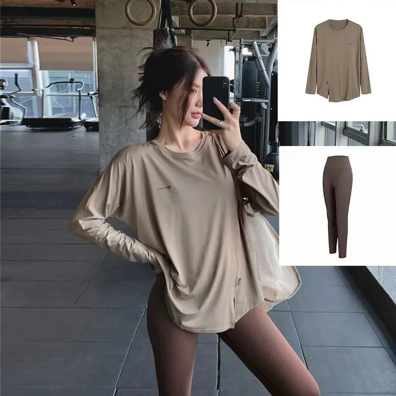 Women's Yoga Suit Long-sleeved Loose and Thin Yoga Pants Sports Quick-drying
Women's Yoga Suit Long-sleeved Loose and Thin Yoga Pants Sports Quick-drying