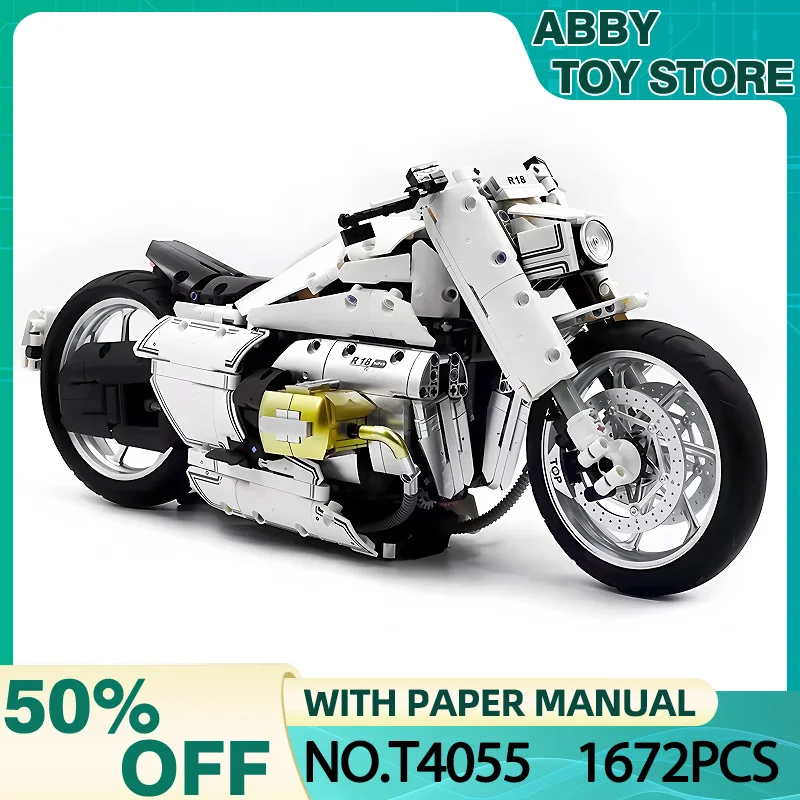 TGL T4055 Technical 1:5 City Sports Racing Car R18 Motorcycle Model Building Block Brick Assembly Toy Christmas Gift For Boy Kid
TGL T4055 Technical 1:5 City Sports Racing Car R18 Motorcycle Model Building Block Brick Assembly Toy Christmas Gift For Boy Kid
