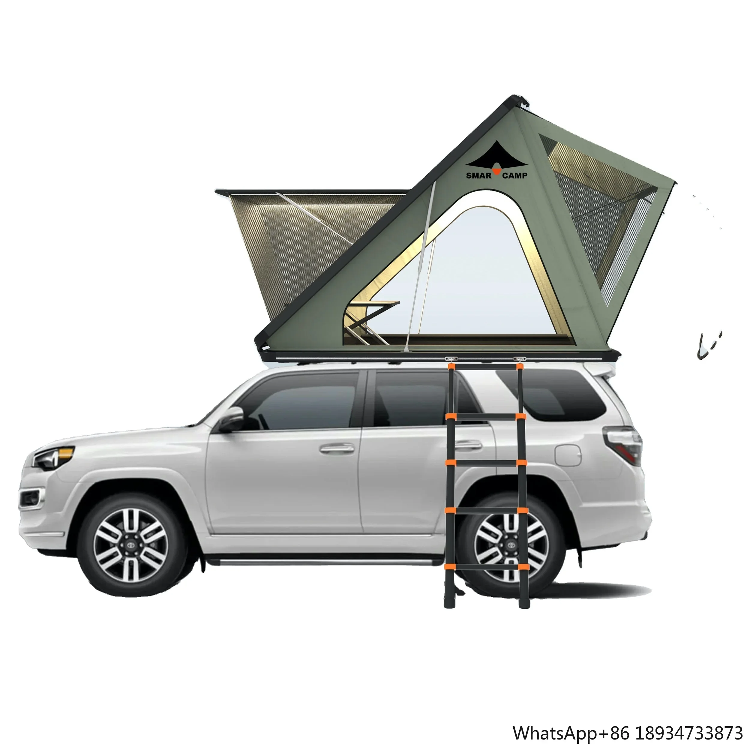 Rooftop Tent Aluminum Hard Shell Overlander Top Tent For Car Camping Outdoor SmarCamp Brand
Rooftop Tent Aluminum Hard Shell Overlander Top Tent For Car Camping Outdoor SmarCamp Brand