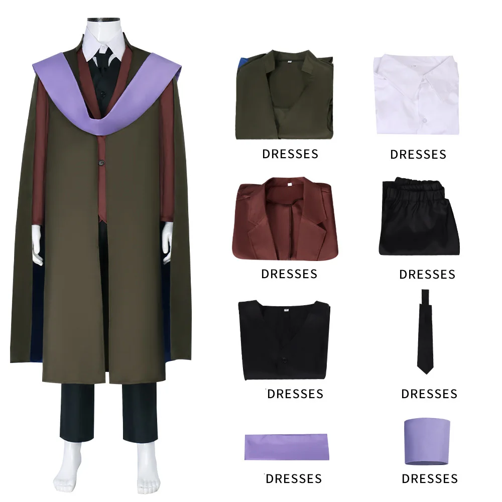 Anime Quirinus Quirrell Cospaly Fantasy Costume Party Stage Show Performance Roleplay Outfits Hallowmas Carnival Suits
Anime Quirinus Quirrell Cospaly Fantasy Costume Party Stage Show Performance Roleplay Outfits Hallowmas Carnival Suits