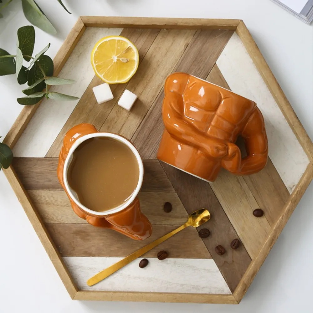 Новые 3D кофейные кружки с грузовыми мышцами, керамические креативные чашки для воды, 350 мл, легко захватывающая кружка для молока, кухонные аксессуары
Новые 3D кофейные кружки с грузовыми мышцами, керамические креативные чашки для воды, 350 мл, легко захватывающая кружка для молока, кухонные аксессуары