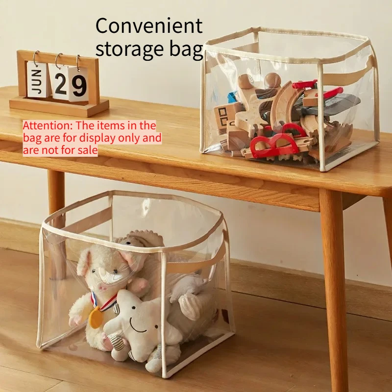 Transparent Toy Storage Basket for Home Use Multi-purpose Toy Storage Bag Large Capacity Household Multifunctional Storage Bag
Transparent Toy Storage Basket for Home Use Multi-purpose Toy Storage Bag Large Capacity Household Multifunctional Storage Bag