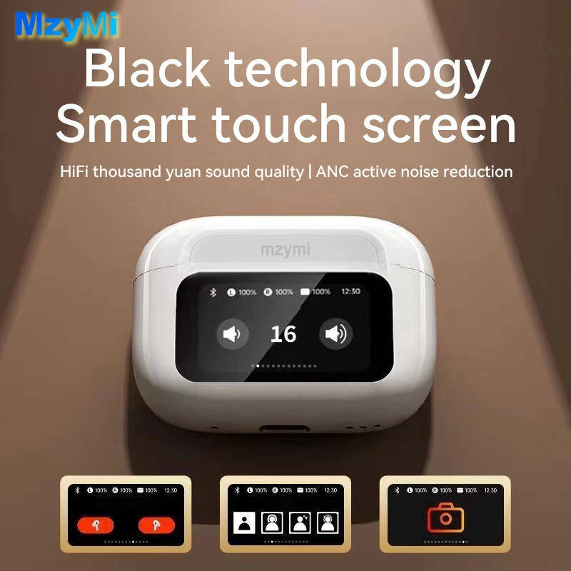 Mzymi A9 PRO ANC Wireless Headset Bluetooth5.3 Earphone Color Screen Display Headphone HIFl Sound Quality Earbud for Android IOS
Mzymi A9 PRO ANC Wireless Headset Bluetooth5.3 Earphone Color Screen Display Headphone HIFl Sound Quality Earbud for Android IOS