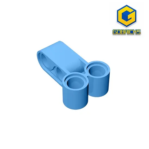Gobricks GDS-996 Técnico, Conector Pin Perpendicular Doble 3L compatible con lego 32557 bloques de bricolaje para niños