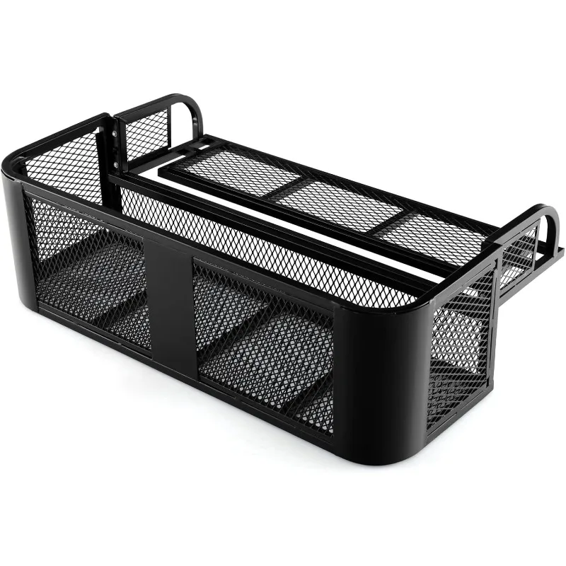 Goplus ATV UTV Universal Rear Drop Basket Rack Detachable Steel Luggage Cargo Steel Mesh Surface
Goplus ATV UTV Universal Rear Drop Basket Rack Detachable Steel Luggage Cargo Steel Mesh Surface