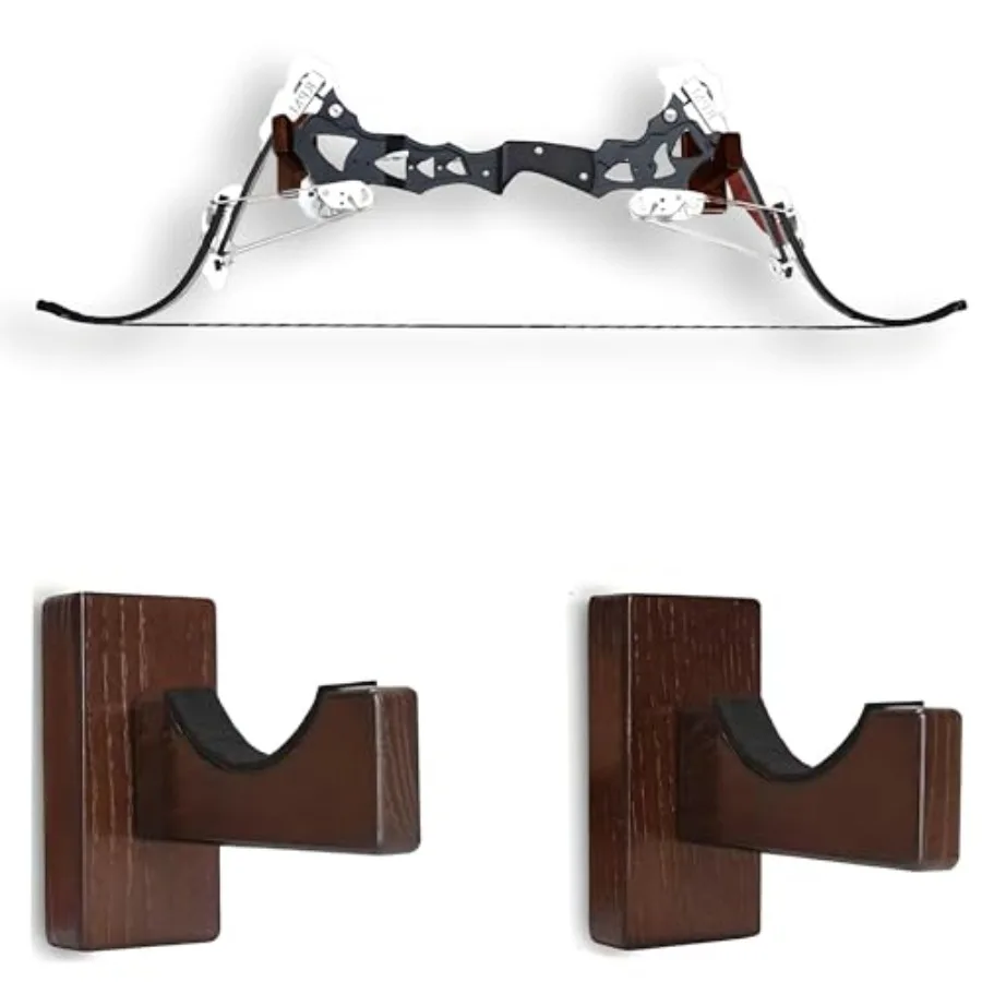 Bow Rack Wall Mount Wooden Bow Hanger Bow Hook Wall Mount Bow Storage Rack Universal Bow Holder Stand for Recurve Compound Bow
Bow Rack Wall Mount Wooden Bow Hanger Bow Hook Wall Mount Bow Storage Rack Universal Bow Holder Stand for Recurve Compound Bow