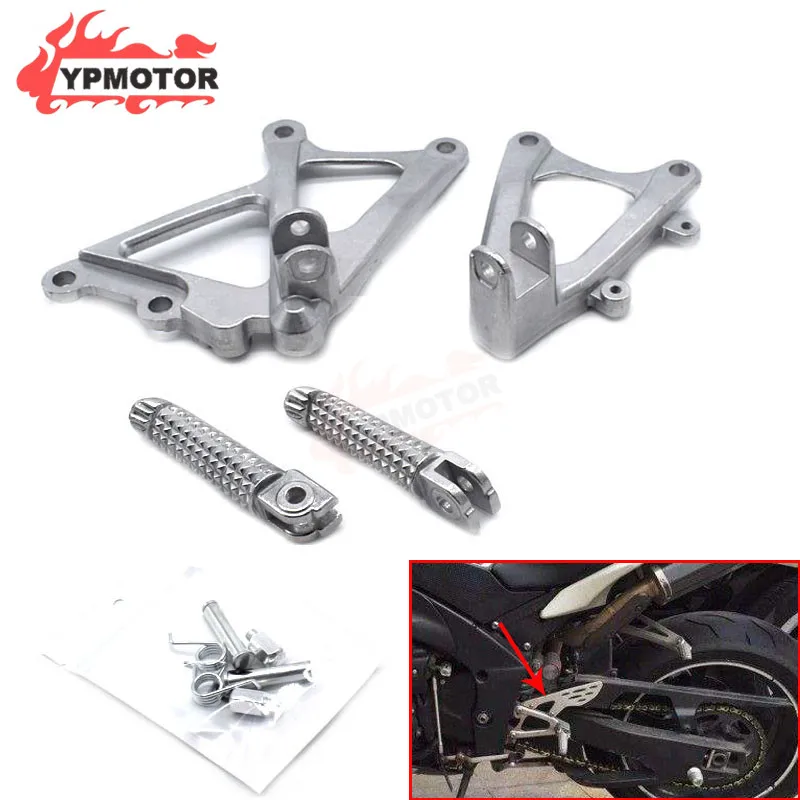 YZF-R1 09-14 Motorcycle Front Footpeg Footrest Pedals W/ Foot peg Bracket Support Holder For Yamaha YZF R1 2009-2014 2010 2011
YZF-R1 09-14 Motorcycle Front Footpeg Footrest Pedals W/ Foot peg Bracket Support Holder For Yamaha YZF R1 2009-2014 2010 2011