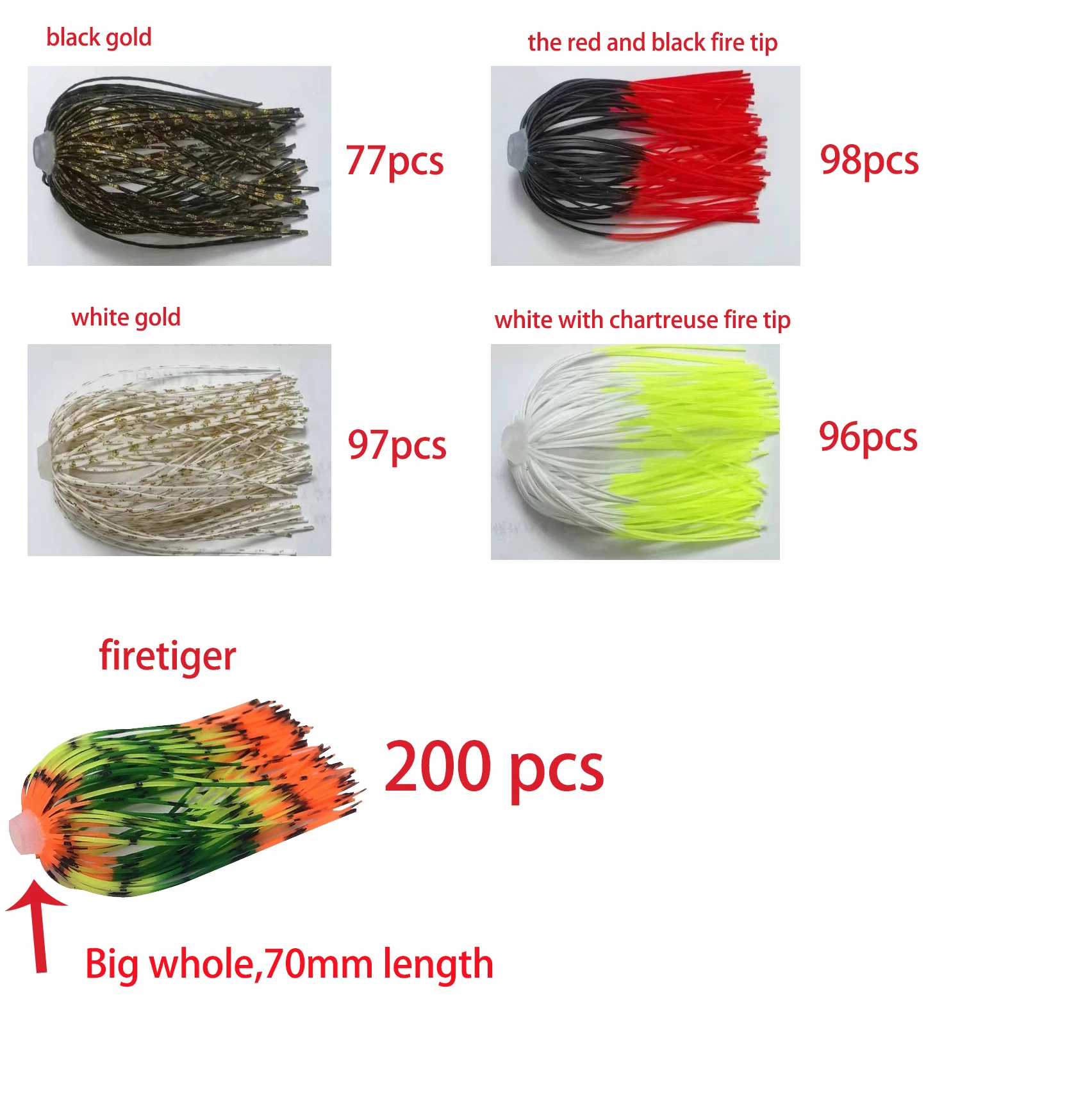 Оптовая продажа: 88 силиконовых юбок-накладок на приманки (64 мм) с эластичным отверстием, для спиннербейтов и бузбейтов, рыболовные аксессуары
Оптовая продажа: 88 силиконовых юбок-накладок на приманки (64 мм) с эластичным отверстием, для спиннербейтов и бузбейтов, рыболовные аксессуары