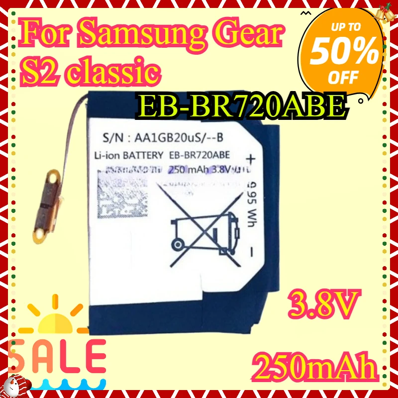 NEW Replacement Battery EB-BR720ABE For Samsung Gear S2 classic SM-R720 R720 R732 Smart Watch 250mAh
NEW Replacement Battery EB-BR720ABE For Samsung Gear S2 classic SM-R720 R720 R732 Smart Watch 250mAh