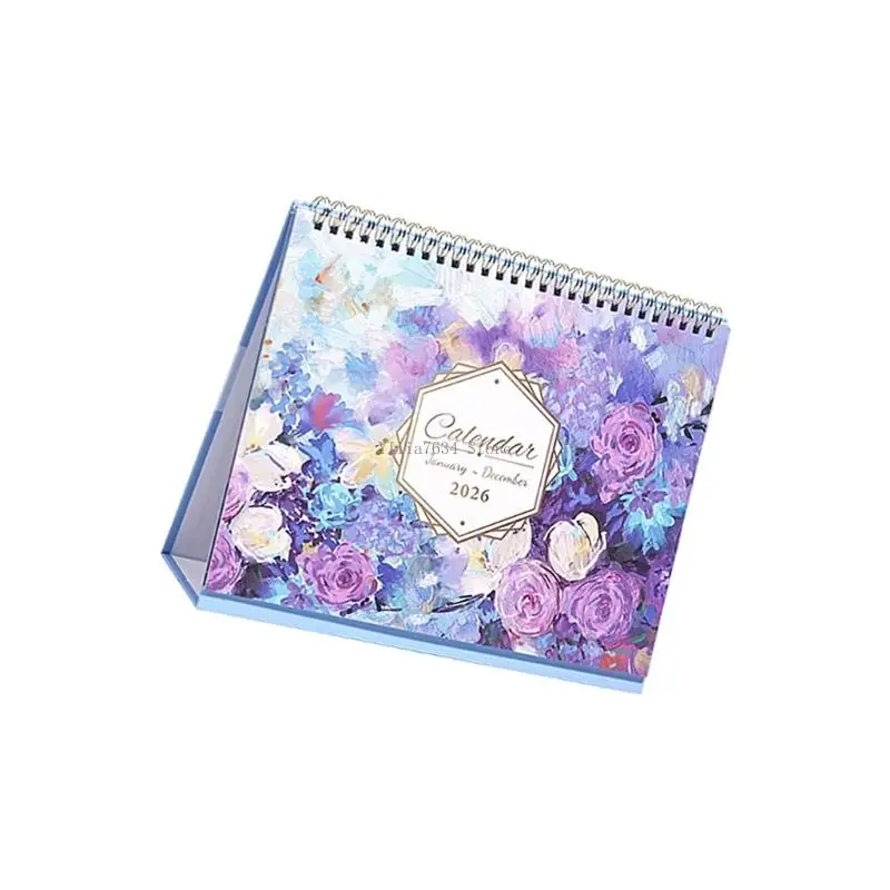 2026 Desk Calendar 12 Month From January to December Twin-Coil Binding Calender
2026 Desk Calendar 12 Month From January to December Twin-Coil Binding Calender