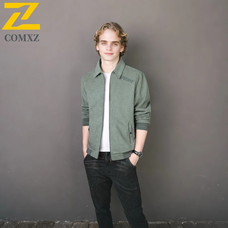Men Jacket 2025 Casual Stand Collar Windproof Business Korean Style Trendy Corduroy Coat Outdoor Travel Work Lightweight Coat
Men Jacket 2025 Casual Stand Collar Windproof Business Korean Style Trendy Corduroy Coat Outdoor Travel Work Lightweight Coat