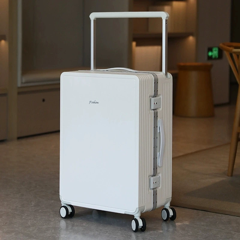 New Wide Aluminum Frame Luggage Suitcase with Password Lock Multi-Function Large Capacity Silent Universal Wheels Travel Bag
New Wide Aluminum Frame Luggage Suitcase with Password Lock Multi-Function Large Capacity Silent Universal Wheels Travel Bag