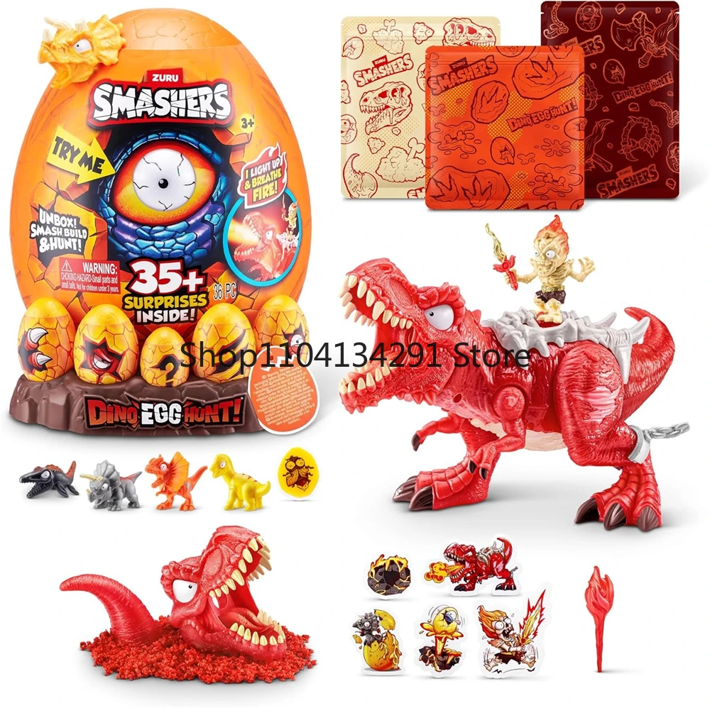 ZURU Smashers Dino Egg Hunt Light-Up Fire Breathing Dinosaur Themed Treasure Hunt Toy Collectable Toy for Boys and Kids
ZURU Smashers Dino Egg Hunt Light-Up Fire Breathing Dinosaur Themed Treasure Hunt Toy Collectable Toy for Boys and Kids