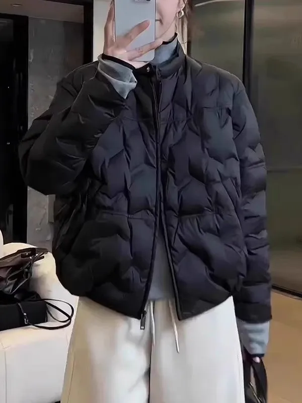 Легкая теплая хлопковая куртка для похудения с воротником-стойкой, оверсайз, большие размеры, осень-зима, новая модная модель для повседневной носки
Легкая теплая хлопковая куртка для похудения с воротником-стойкой, оверсайз, большие размеры, осень-зима, новая модная модель для повседневной носки