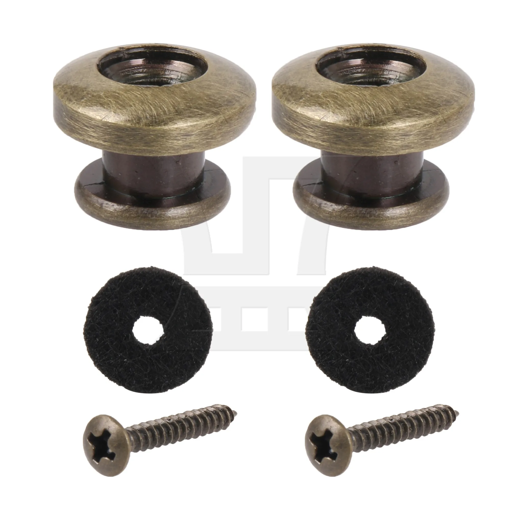 Yibuy 2 Pcs Metal Guitar Strap Buttons with Mounting Screws for Electric Bass Retro Color
Yibuy 2 Pcs Metal Guitar Strap Buttons with Mounting Screws for Electric Bass Retro Color