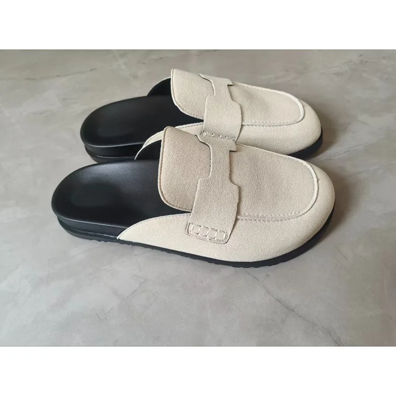 2026 new men's and women's leather soft thick bottom comfortable casual toe slippers, suitable for spring and autumn seasons
2026 new men's and women's leather soft thick bottom comfortable casual toe slippers, suitable for spring and autumn seasons