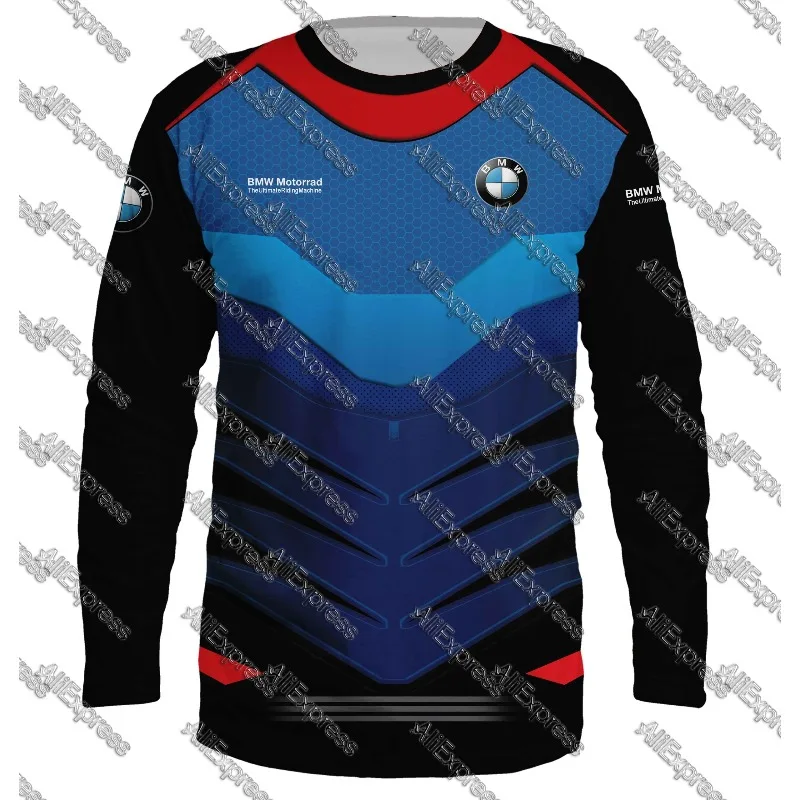 BMW Ultimate Racing Футболка для вождения мотоцикла для мужчин и женщин Спортивная дышащая быстросохнущая рубашка с длинным рукавом и круглым вырезом для вождения автомобиля
BMW Ultimate Racing Футболка для вождения мотоцикла для мужчин и женщин Спортивная дышащая быстросохнущая рубашка с длинным рукавом и круглым вырезом для вождения автомобиля