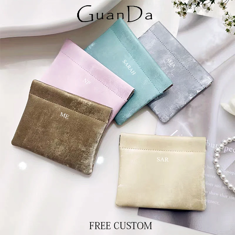 Персонализированная шелковая кожаная косметичка с гравировкой инициалами, роскошная замшевая кожаная женская сумка для монет, шрапнель, женская сумка для губной помады, подарок
Персонализированная шелковая кожаная косметичка с гравировкой инициалами, роскошная замшевая кожаная женская сумка для монет, шрапнель, женская сумка для губной помады, подарок