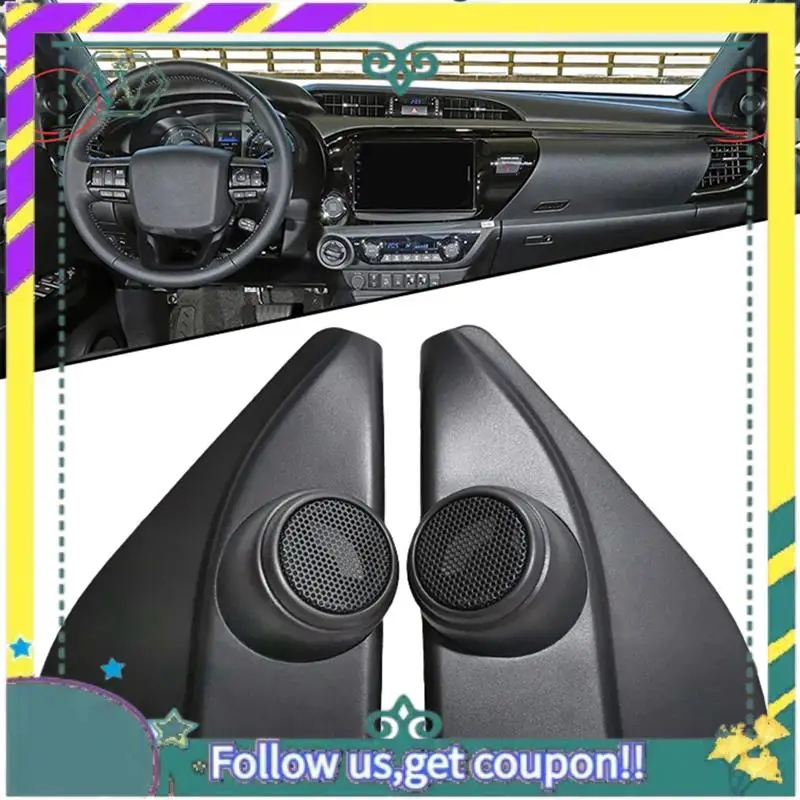 Upgraded 2PCS Car Tweeter Speaker Modified Audio Door Corner Glue Speaker Cover For Toyota Hilux For Fortuner 2016-2020
Upgraded 2PCS Car Tweeter Speaker Modified Audio Door Corner Glue Speaker Cover For Toyota Hilux For Fortuner 2016-2020