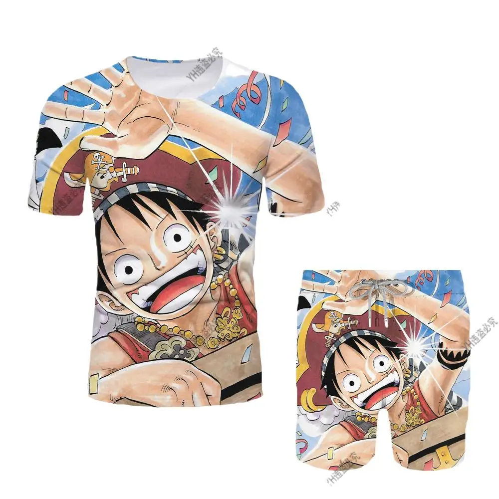 2025 New Anime Cosplay One Piece 3D Men T-shirt Fashion Casual Summer Top Shorts Breathable Monkey D Luffy Cool Cartoon Suit 
2025 New Anime Cosplay One Piece 3D Men T-shirt Fashion Casual Summer Top Shorts Breathable Monkey D Luffy Cool Cartoon Suit
