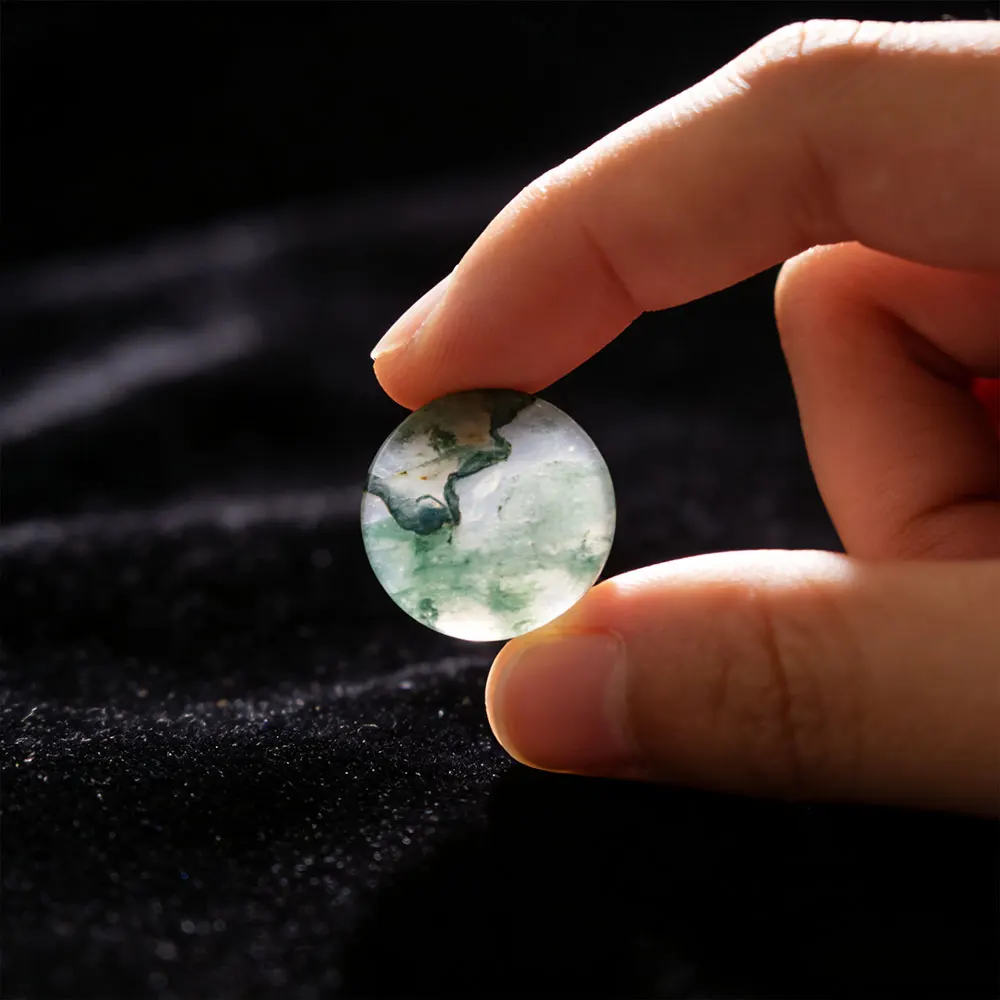 2pcs/Lot Natural Stone Moss Agate Round Piece Crystal Gemstones Healing Crystals Reiki DIY Room Decor Home Decoration Spiritural
2pcs/Lot Natural Stone Moss Agate Round Piece Crystal Gemstones Healing Crystals Reiki DIY Room Decor Home Decoration Spiritural