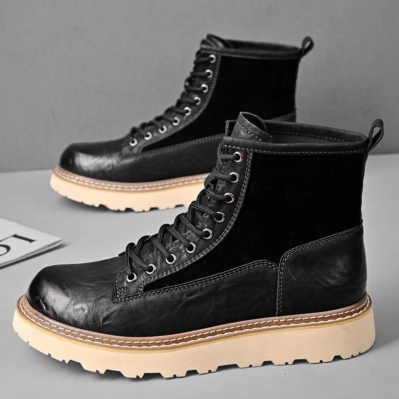 Men's Leather Waterproof Lace Up Chukka Ankle Boots Oxford Dress Boots Casual Business Work Daily Shoes For Men
Men's Leather Waterproof Lace Up Chukka Ankle Boots Oxford Dress Boots Casual Business Work Daily Shoes For Men