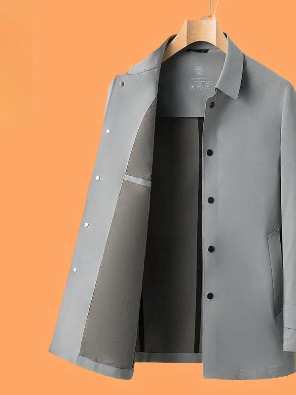 Slim Fit Men's Jacket Coat Anti-Wrinkle Collar Business Casual Outerwear Spring Autumn New Style Fashionable Chinese Brand
Slim Fit Men's Jacket Coat Anti-Wrinkle Collar Business Casual Outerwear Spring Autumn New Style Fashionable Chinese Brand
